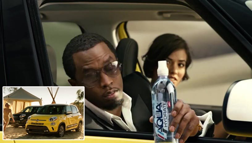 Puff Daddy a apărut într-o serie de reclame pentru mașinile Fiat